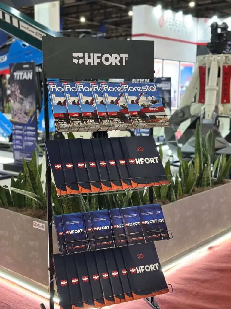 Catálogos HFORT no estande da Eco Expo