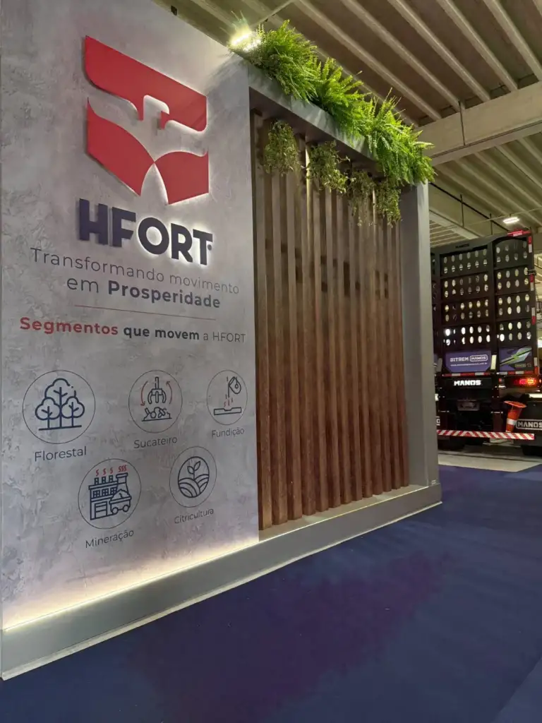 Painel Transformando movimento em prosperidade com os segmentos atendidos pela HFORT